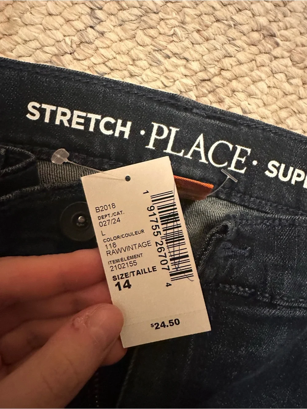 Kids Size 14 Stretch Jeans One NWT One Good
